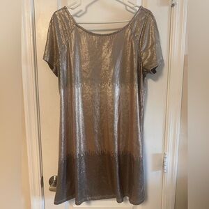 Free People Drenched In Sequins Dress M